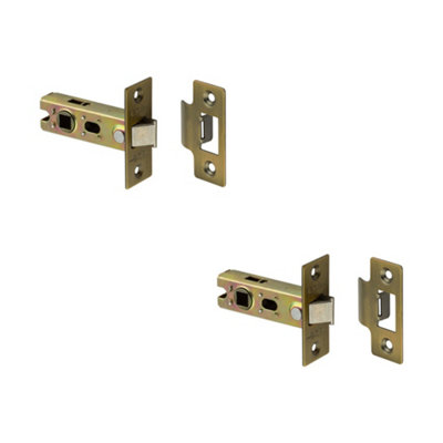 Loops 2 Pack High-Quality 64mm Ab Tubular Latch For Enhanced Security from B&Q