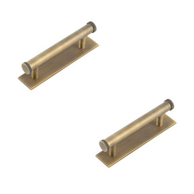 Loops 2 Pack Antique Brass Cabinet Handle With 96mm Centers For Stylish Home InteriorsKitchen Drawer Pull Handle