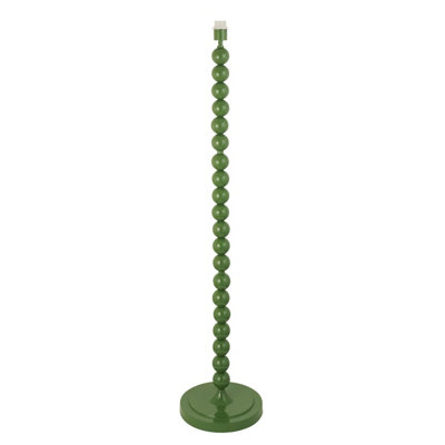 Loops Elegant 1327mm Tall Gloss Green Floor Lamp With E27 Led Compatibility from B&Q