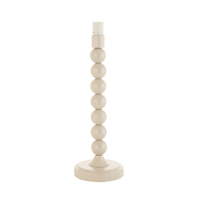 Loops Stylish Gloss Almond White Table Lamp Base With E14 Socket For Modern Home Decor from B&Q