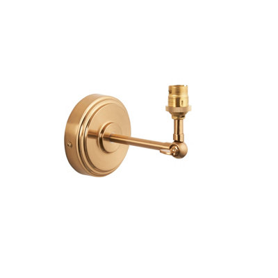Loops Elegant Dimmable Wall Light With Aged Brass Finish For Stylish Home Decor from B&Q