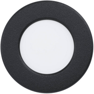 Loops Sleek Modern Black Led Ceiling Light For Indoor SpacesStylish Semi-Flush Fixture from B&Q