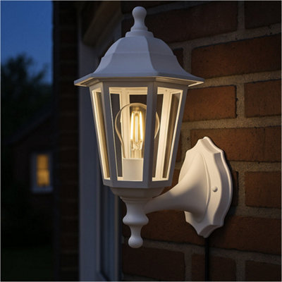Loops Sleek Modern White Indoor Wall Light Fixture For Contemporary Home Decor from B&Q