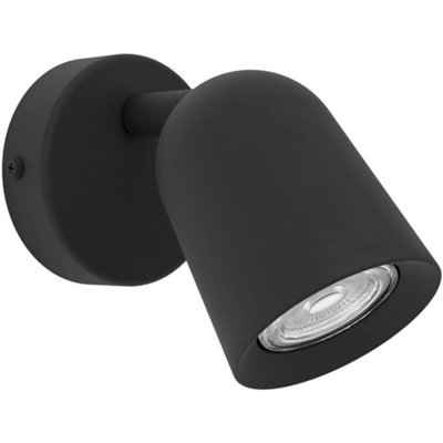 Loops Sleek Black Led Ceiling Spotlight For Modern Indoor Spaces from B&Q