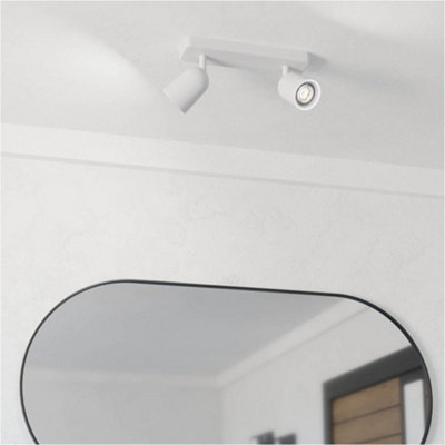 Loops Stylish Modern White Led Ceiling Spotlight For Any RoomPerfect Indoor Lighting Solution from B&Q