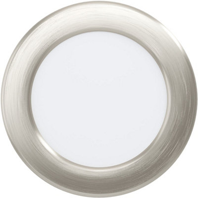 Loops Sleek Satin Nickel Ceiling Spotlight For Indoor SpacesModern Design from B&Q