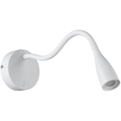Loops Sleek Modern White Led Wall Light For Indoor SpacesPerfect Home Illumination from B&Q