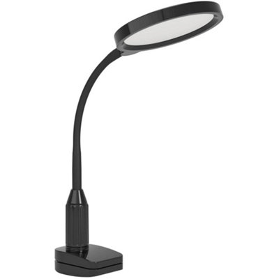 Loops Black Stylish Modern Led Table Lamp For Home Decor And Indoor Lighting Size 2