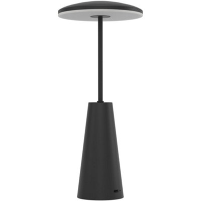 Loops Stylish Modern Black Led Table Lamp For Indoor Home Spaces from B&Q