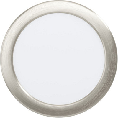 B&Q -  Elegant Satin Nickel Ceiling Spotlight For Modern Home DécorVersatile Indoor Lighting