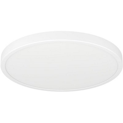 B&Q -  Stylish Modern White Round Led Ceiling Light For Indoor Spaces