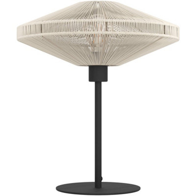 Loops Elegant Modern Black Table Lamp For Stylish Indoor Home Lighting from B&Q