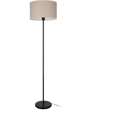 Loops Sleek Modern Black Floor Lamp For Stylish Indoor Lighting from B&Q