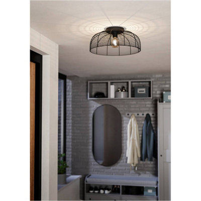 Loops Stylish Modern Black Ceiling Light For Any Indoor Space from B&Q
