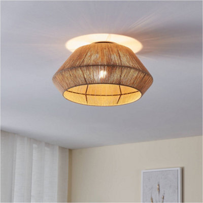 Loops Sleek Modern Black Led Ceiling Light For Stylish Indoor Spaces from B&Q