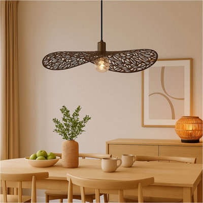 Loops Stylish Modern Bronze Pendant Ceiling Light For Elegant Indoor Spaces from B&Q