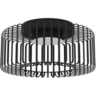 Loops Sleek Modern Black Ceiling Light For Indoor SpacesVersatile Home Illumination from B&Q