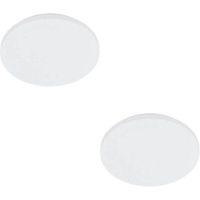 Loops White/Light Pack Sleek Modern Led Ceiling Fixture For Indoor Bathroom Spaces Size 2