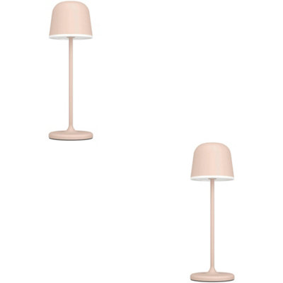 Loops 2 Pack Stylish Sandy Finish Table Lamp For Modern Indoor Home Décor from B&Q