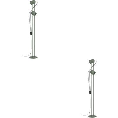 Loops 2 Pack Stylish Modern Green Ceiling Spotlight For Any Indoor Room from B&Q
