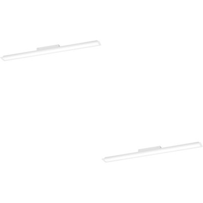 Loops 2 Pack Stylish Modern White Ceiling Light For Any Indoor Space from B&Q