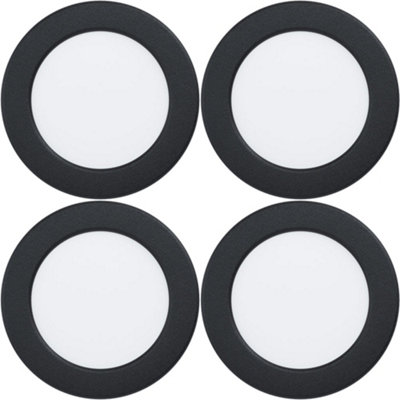 Loops Black Pack Stylish Ceiling Spotlight For Modern Indoor Spaces Size 4