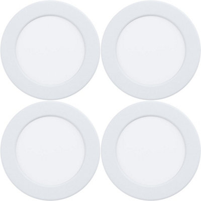 Loops 4 Pack Sleek Modern White Ceiling Spotlight For Any Indoor RoomPerfect Lighting Solution from B&Q