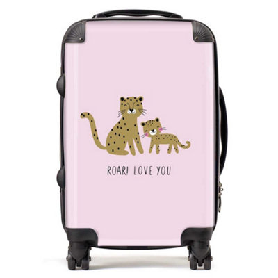 Warren Reed Designer Roar Love You Design  SuitcaseCabin from B&Q