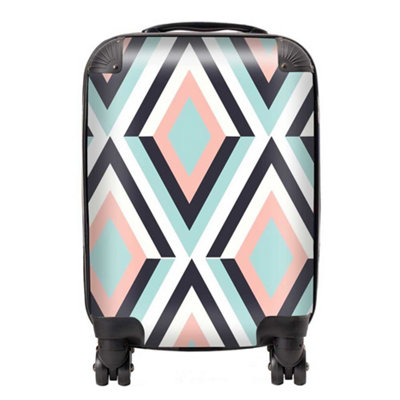 B&Q -  Zig Zag Abstract Pattern SuitcaseMini Cabin