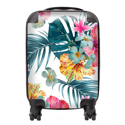 Warren Reed Designer Spring Summer Flowers SuitcaseMini Cabin from B&Q
