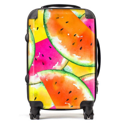 Warren Reed Designer Watermelon Design SuitcaseCabin from B&Q
