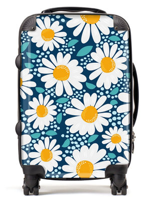 Warren Reed Designer Camomile Flowers SuitcaseCabin from B&Q