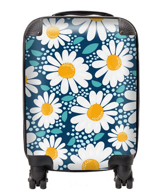 Warren Reed Designer Camomile Flowers SuitcaseMini Cabin from B&Q