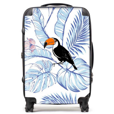 Warren Reed Designer Tropical Toucan SuitcaseMedium from B&Q
