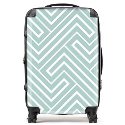 Warren Reed Designer Geometric Modern Ornment SuitcaseMedium from B&Q