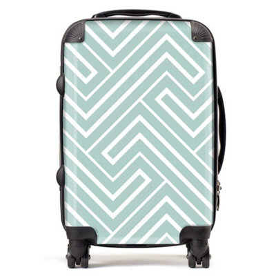Warren Reed Designer Geometric Modern Ornment SuitcaseCabin from B&Q