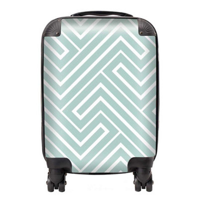 Warren Reed Designer Geometric Modern Ornment Suitcase - Mini Cabin