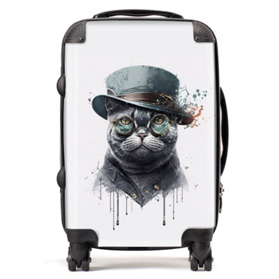 B&Q -  British Shorthair Cat Splashart SuitcaseCabin