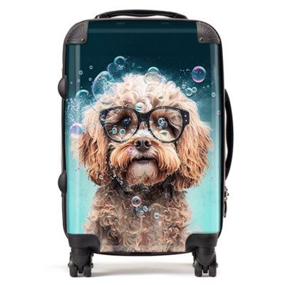 Warren Reed Designer Cavapoo Dog Splashart Suitcase - Cabin