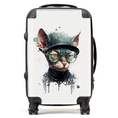 B&Q -  Cornish Rex Cat Splashart SuitcaseCabin