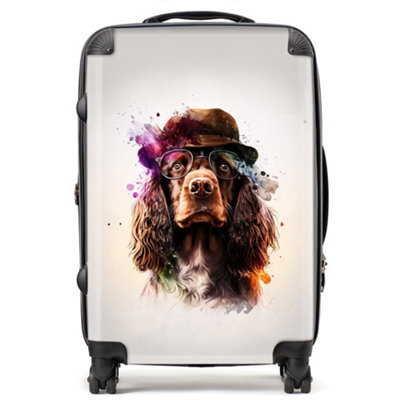 B&Q -  English Cocker Spaniel Splashart SuitcaseMedium