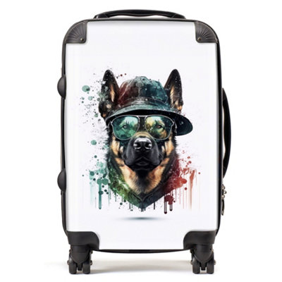 B&Q -  German Shepherd Splashart SuitcaseCabin