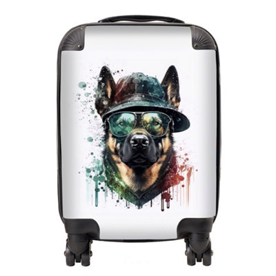 B&Q -  German Shepherd Splashart SuitcaseMini Cabin
