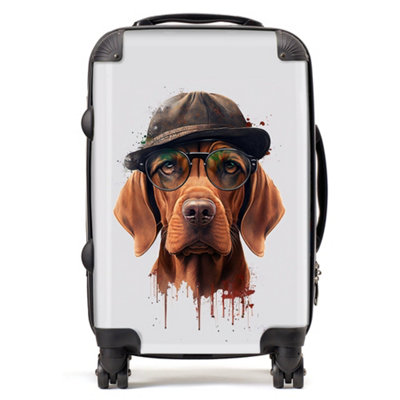 Warren Reed Designer Hungarian Vizsla Dog Splashart SuitcaseCabin from B&Q