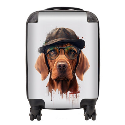 Warren Reed Designer Hungarian Vizsla Dog Splashart Suitcase - Mini Cabin