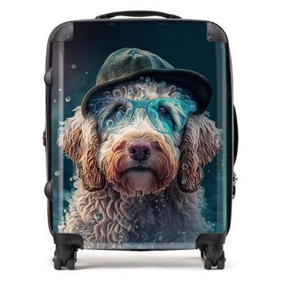 Warren Reed Designer Labradoodle Dog Splashart SuitcaseLarge from B&Q