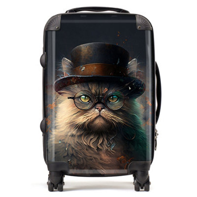 Warren Reed Designer Persian Cat Splashart Suitcase - Cabin