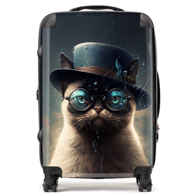 B&Q -  Siamese Cat Splashart SuitcaseMedium