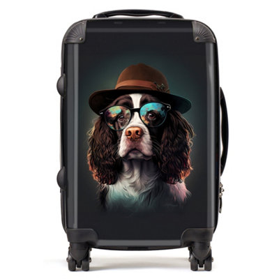 B&Q -  Springer Spaniel Dog Splashart SuitcaseCabin