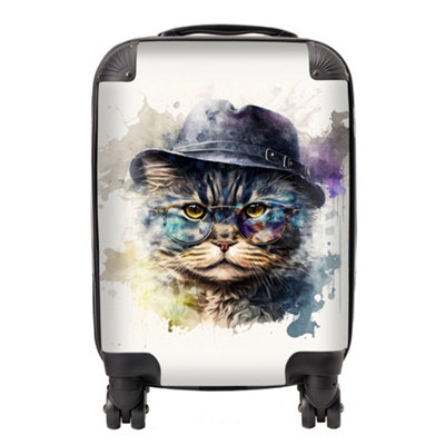 B&Q -  Selkirk Rex Cat Splashart SuitcaseSmall